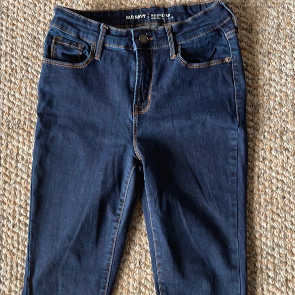 Old Navy rockstar high rise skinny Jean 6 petite